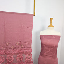 Load image into Gallery viewer, Embroidered Lawn With Laser Cutwork Chikankari
