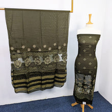 Load image into Gallery viewer, Embroidered Lawn With Laser Cutwork Chikankari
