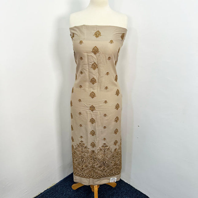 Embroidered Lawn With Khaadi Net Dupatta