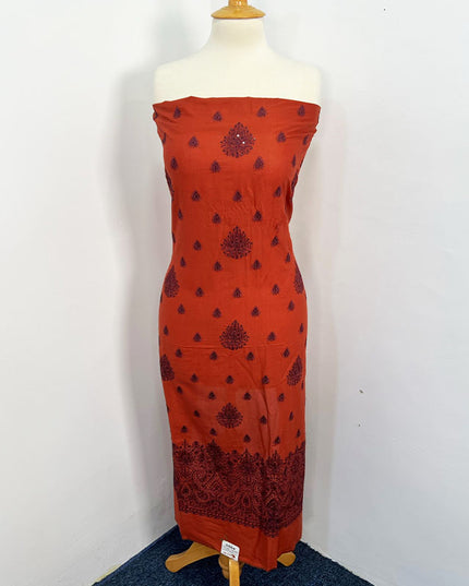 Embroidered Lawn With Khaadi Net Dupatta