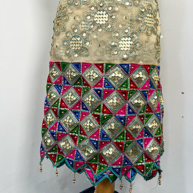 Fancy Khaadi Net Shirt With Sitara Work