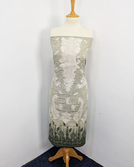 Fancy Embroidered + Printed Lawn