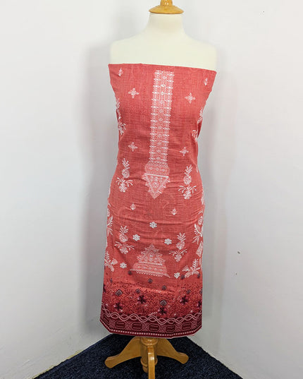 Fancy Embroidered + Printed Lawn