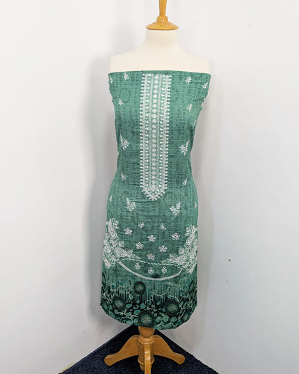 Fancy Embroidered + Printed Lawn