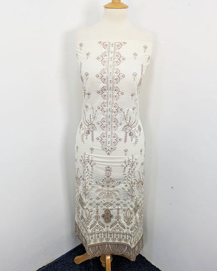 Embroidered lawn With Chiffon Dupatta