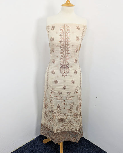 Embroidered Lawn With Chiffon Dupatta
