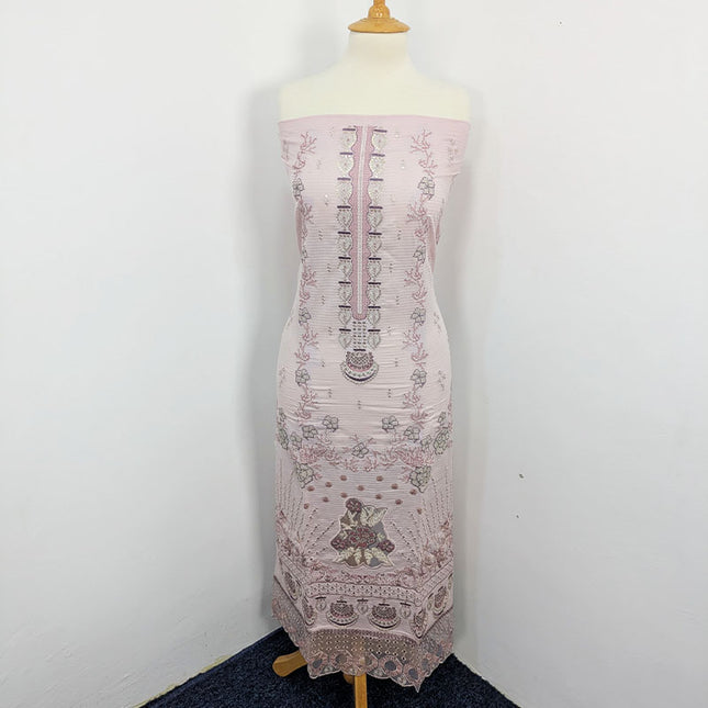 Embroidered Lawn With Net Dupatta
