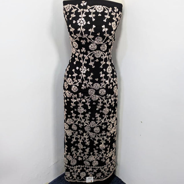 Fancy Chiffon with Full Jaal LCD Gotta Work 2PC Unstitched