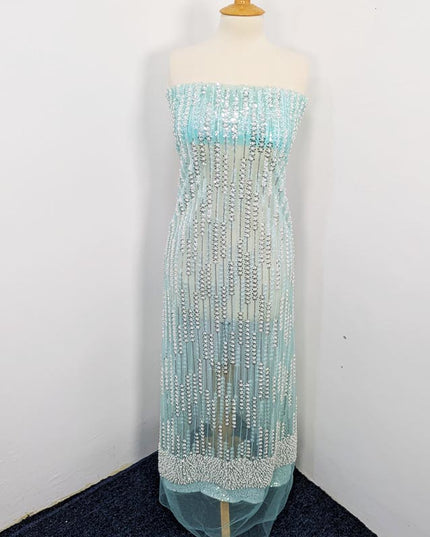 Handmade Full Jaal Net Cutdana Work 2pc Unstitched