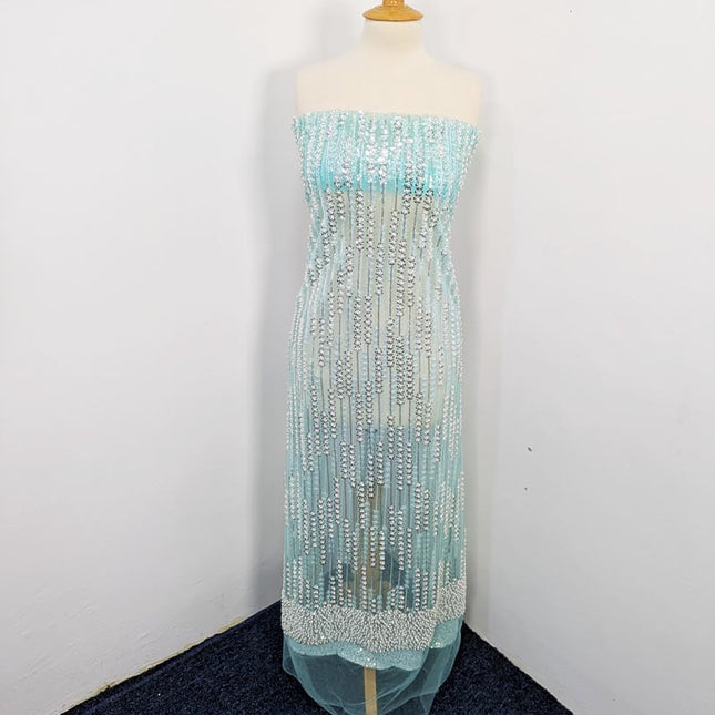 Handmade Full Jaal Net Cutdana Work 2pc Unstitched