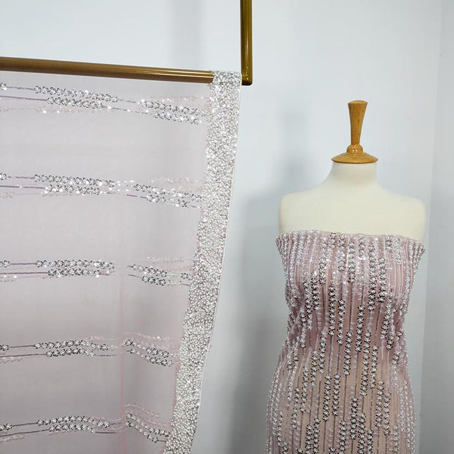 Handmade Full Jaal Net Cutdana Work 2pc Unstitched