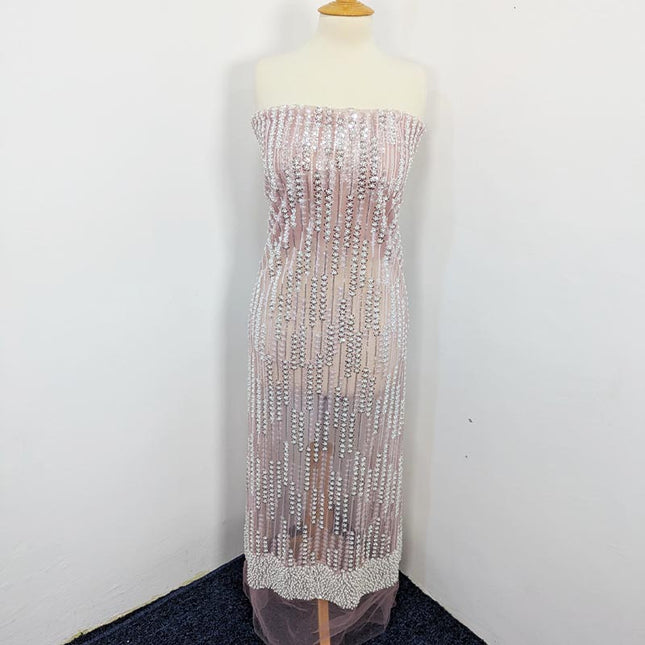 Handmade Full Jaal Net Cutdana Work 2pc Unstitched