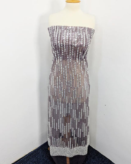 Handmade Full Jaal Net Cutdana Work 2pc Unstitched