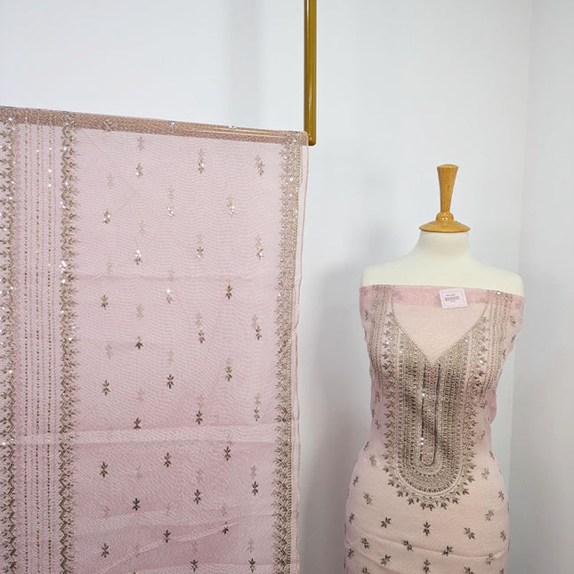 Embroidered Khaadi Net 2pc Unstitched