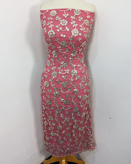 Handmade Full Jaal LCD Gotta Work Chiffon 2PC Unstitched