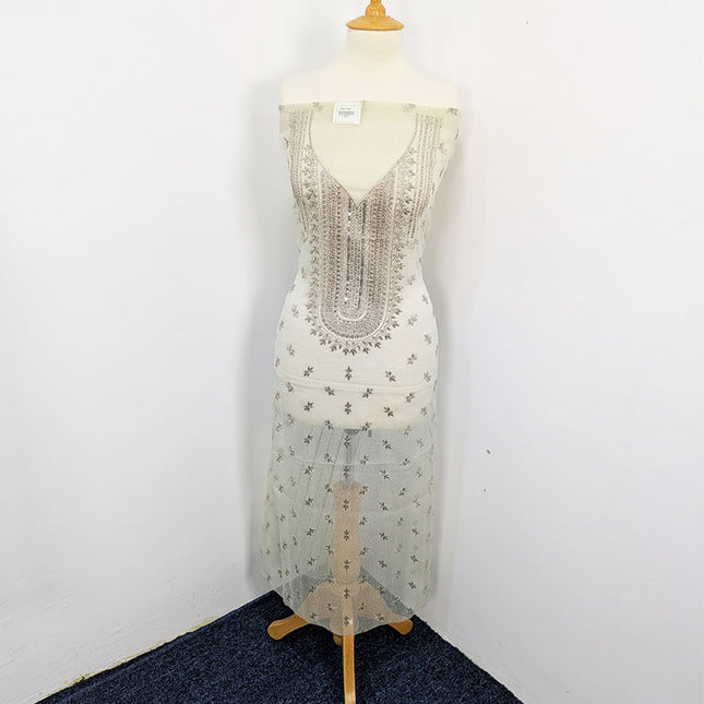 Embroidered khaadi Net 2 pc Unstitched