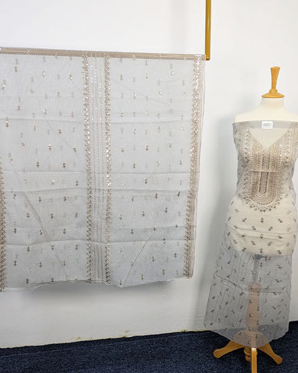 Embroidered Khaadi Net 2pc Unstitched