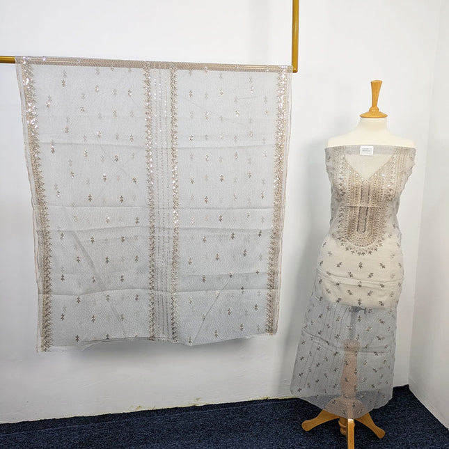 Embroidered Khaadi Net 2pc Unstitched