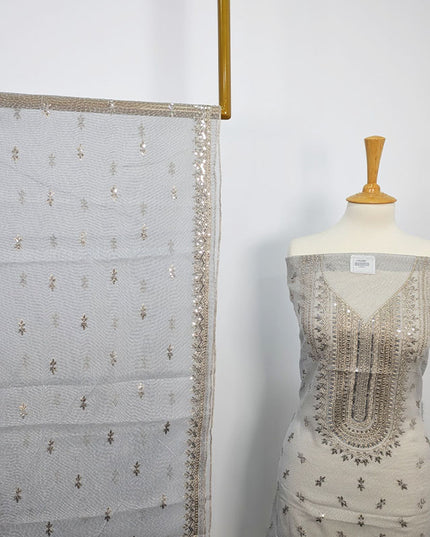 Embroidered Khaadi Net 2pc Unstitched