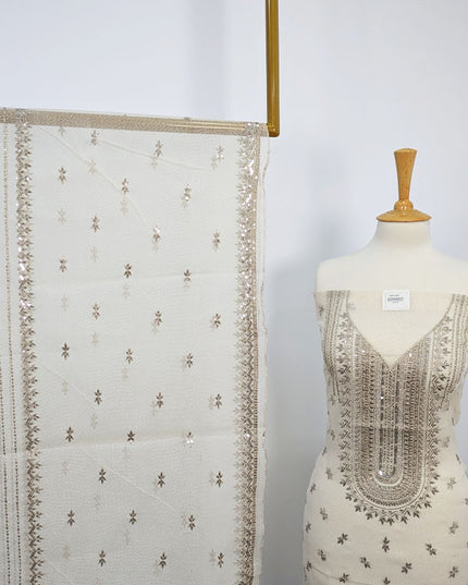 Embroidered Khaadi Net 2 Piece Unstitched
