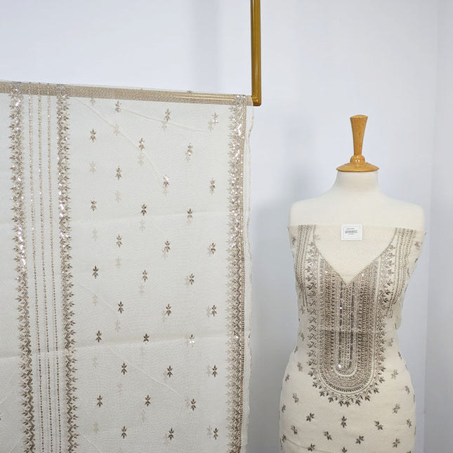 Embroidered Khaadi Net 2 Piece Unstitched