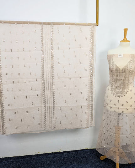 Embroidered Khaadi Net 2pc unstitched