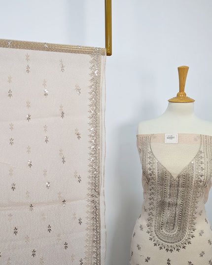 Embroidered Khaadi Net 2pc unstitched