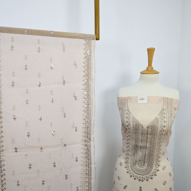 Embroidered Khaadi Net 2pc unstitched