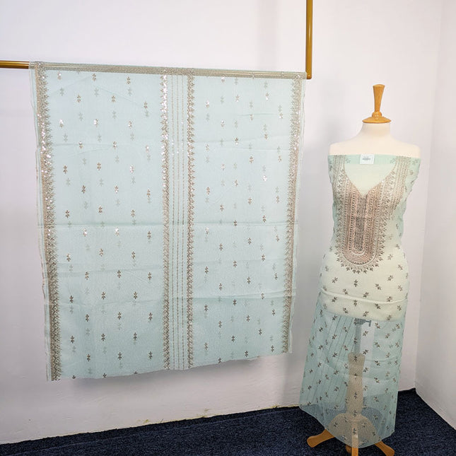 Embroidered Khaadi Net 2 pc Unstitched