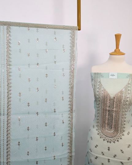 Embroidered Khaadi Net 2 pc Unstitched