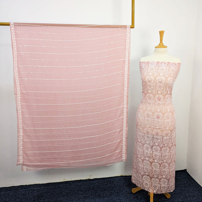 Embroidered Chiffon Unstitched 2 pc