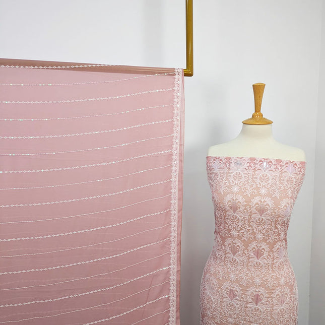 Embroidered Chiffon Unstitched 2 pc