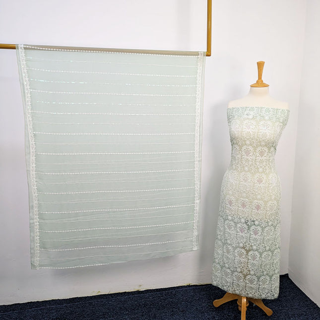 Embroidered Chiffon Unstitched 2pc