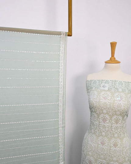 Embroidered Chiffon Unstitched 2pc
