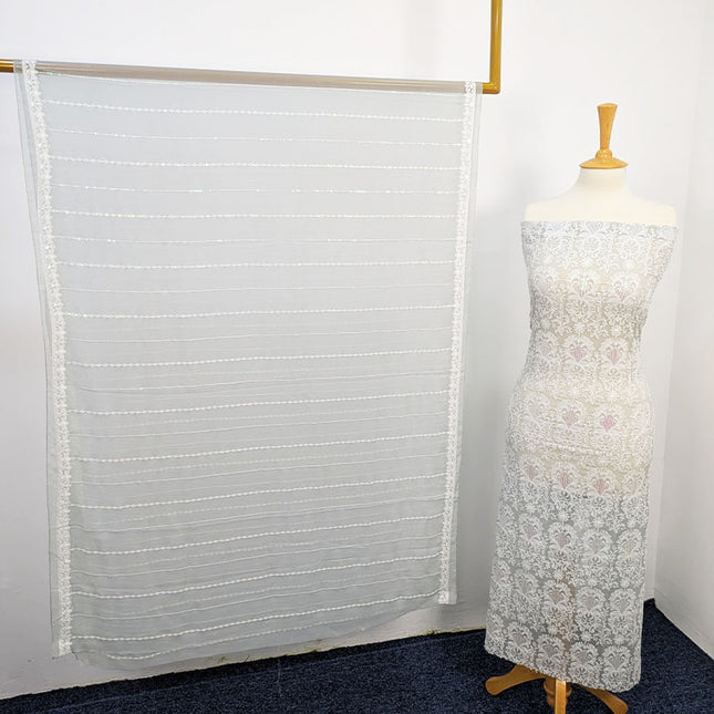 Embroidered Chiffon Unstitched 2pc