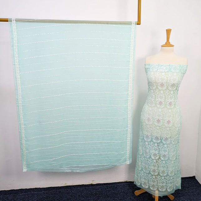 Embroidered Chiffon Unstitched 2 pc