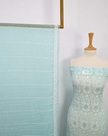 Embroidered Chiffon Unstitched 2 pc