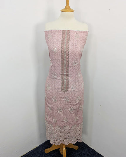 Fancy Embroidered Lawn With Chikankari CutWork