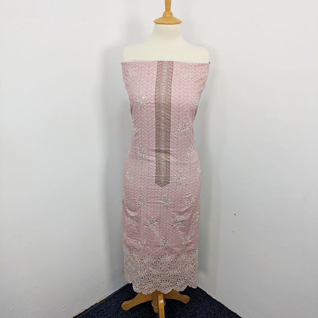 Fancy Embroidered Lawn With Chikankari CutWork