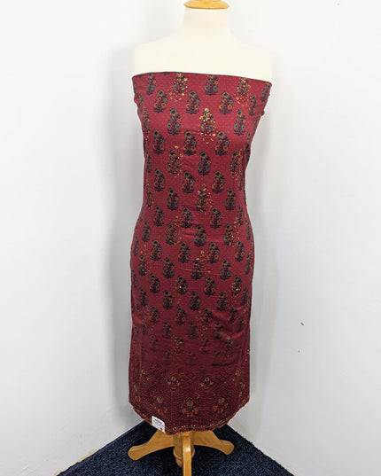Fancy Embroidered Lawn With Chikankari CutWork