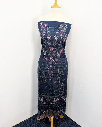 Embroidered lawn With Organza Dupatta