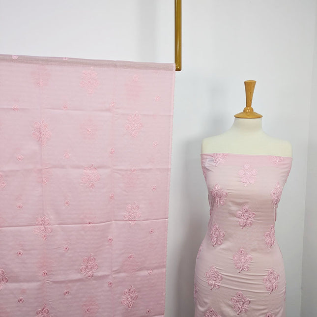 Embroidered Bana Dora  Full Jaal Lawn