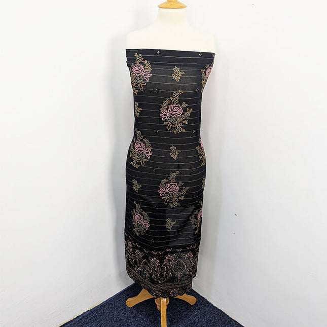 Embroidered Lawn With Organza Dupatta
