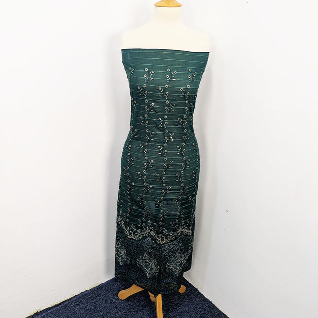 Embroidered Lawn With Organza Dupatta