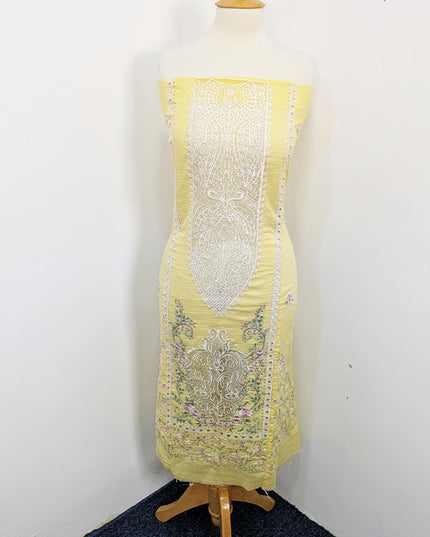 Embroidered Lawn With Khaadi Net Dupatta