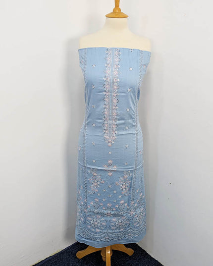 Embroidered + Tarkashi Lawn Shirt With Chiffon Dupatta