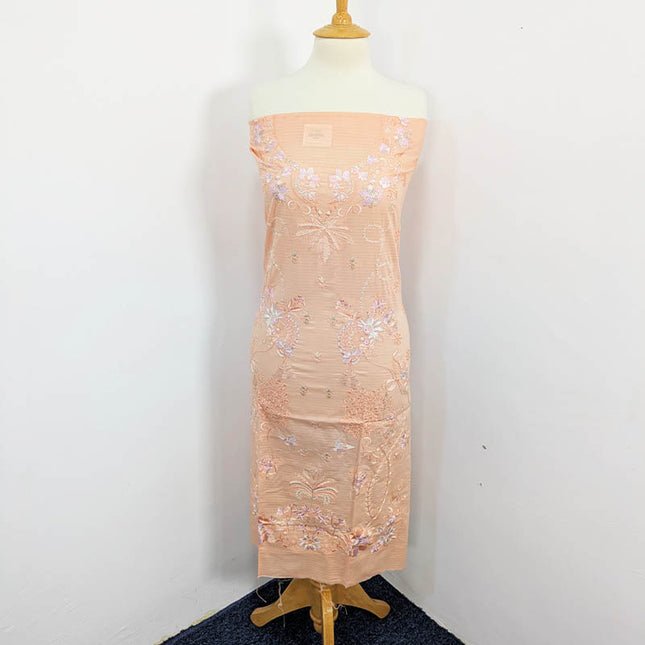 Luxury Embroidered Chikankari Embellishment Boring Bana Dora Lawn 3PC