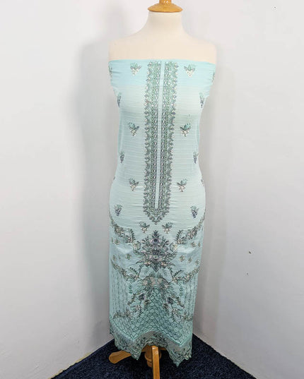 3PC Unstitched Lawn With Complimentary Clutch