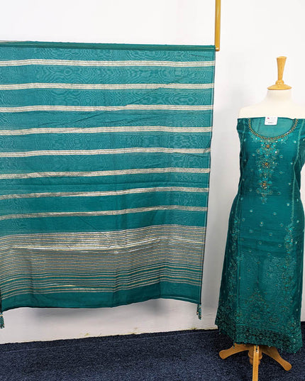 Embroidered Masoori Lawn Semi Stitched 3PC Unstitched