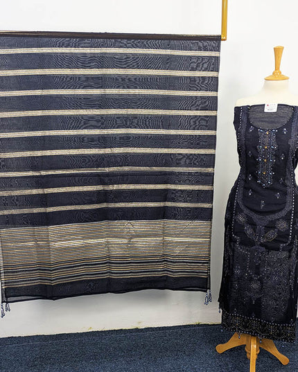 Embroidered Masoori Lawn Semi Stitched 3PC Unstitched